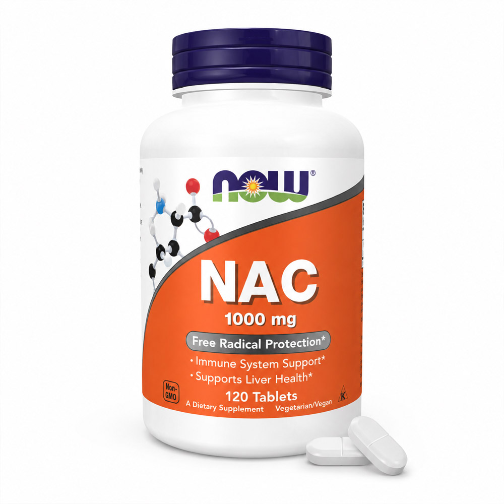 قرص مکمل ناک 1000 میلی گرم ناو فودز 120 عددی / NOW Foods