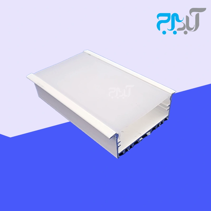 لاین نوری عرض 45 میل ارتفاع 25 میل با لبه آلومینیومی T.light 45D رنگ سفید