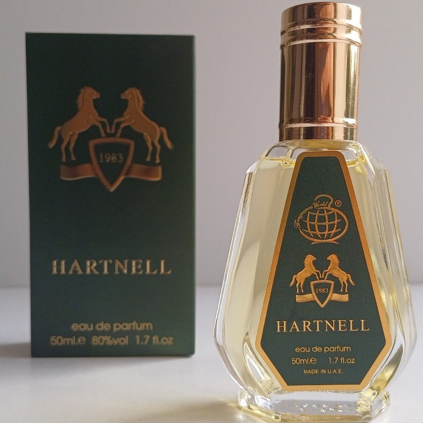 عطر ادوپرفیوم مردانه فراگرنس ورد مدل هارتنل حجم ۵۰ میلی لیتر رایحه شیرین گرم