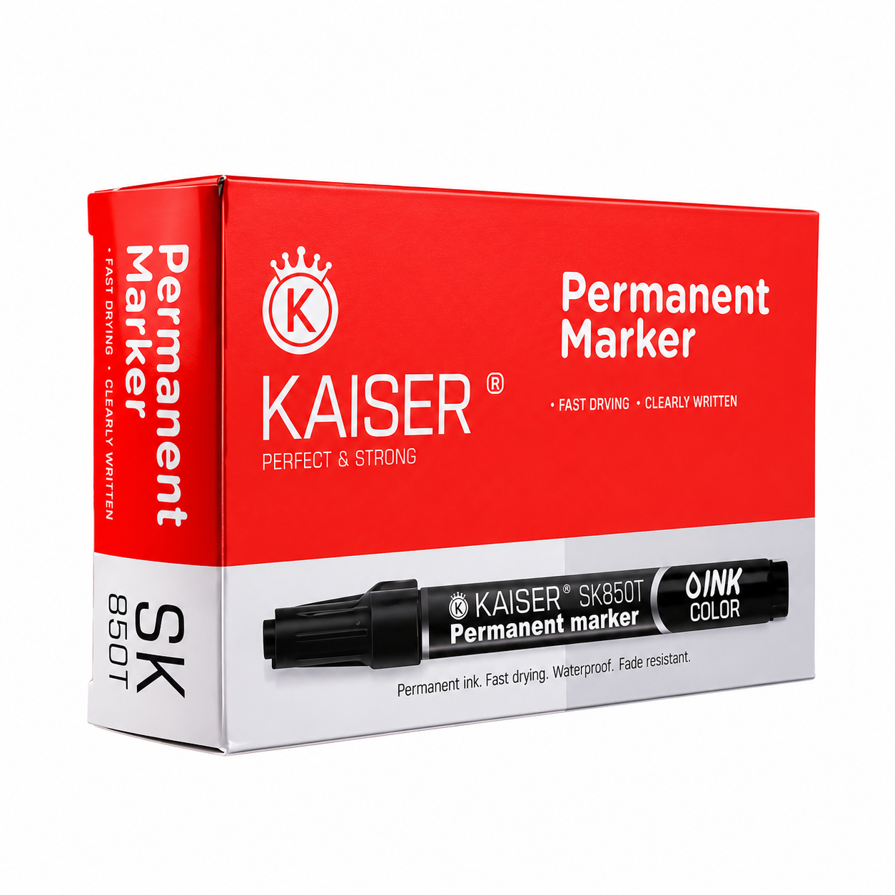 کایزر ماژیک پرمننت مشکی سرتخت کد 850