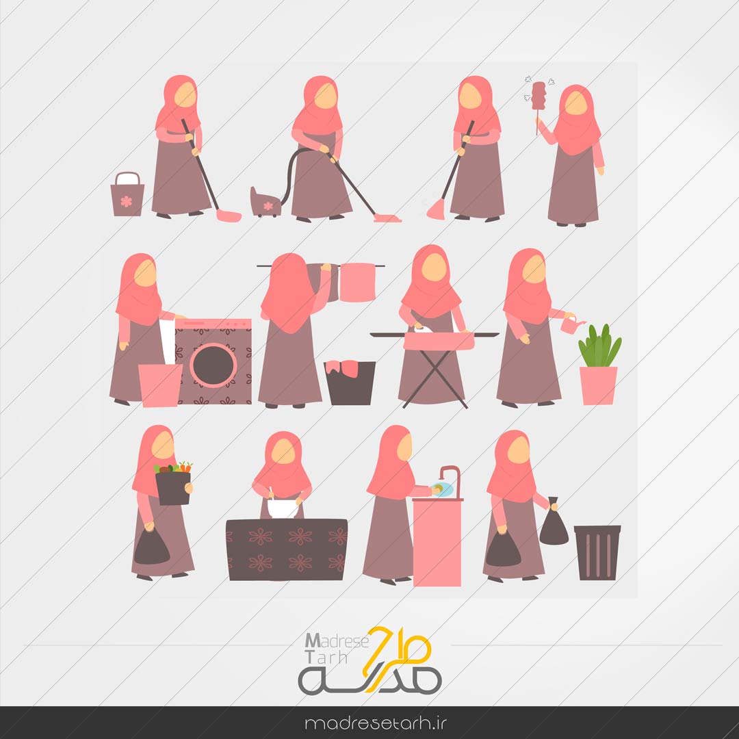 مجموعه وکتور روز مادر