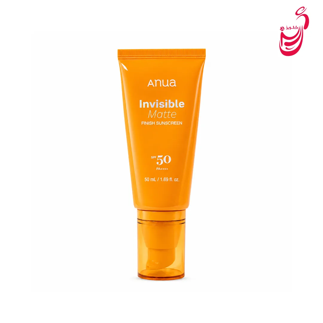 کرم ضد آفتاب بی رنگ مات کننده با spf50 آنوا 50 میلی لیتر