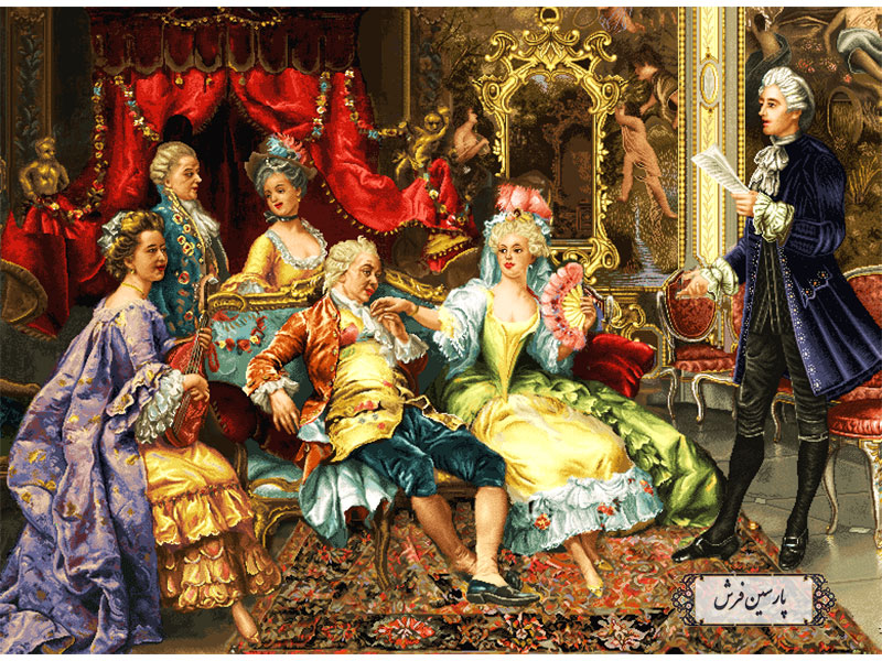 نخ و نقشه تبریز طرح شاعر جوان - کد NF2126
