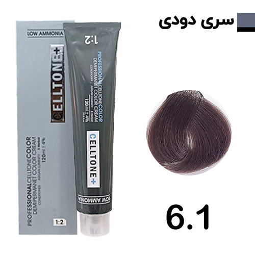 رنگ مو بلوند خاکستری تیره سلتون پلاس شماره 6.1