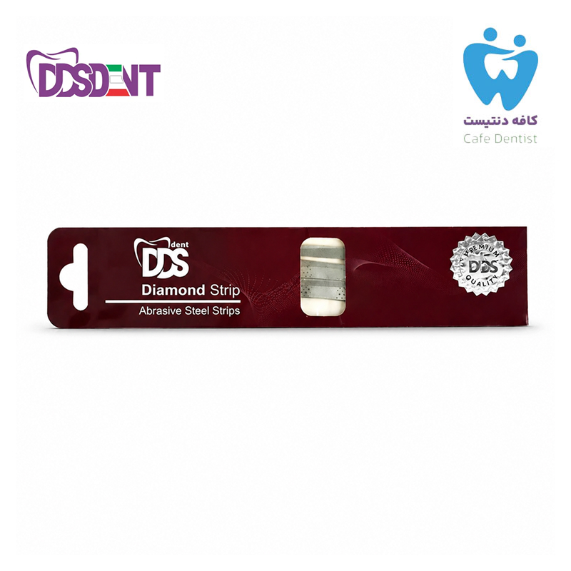 نوار پرداخت استیل 12 عددی دی دی اس دنت - DDS Dent Diamond Abrasive Steel Strip