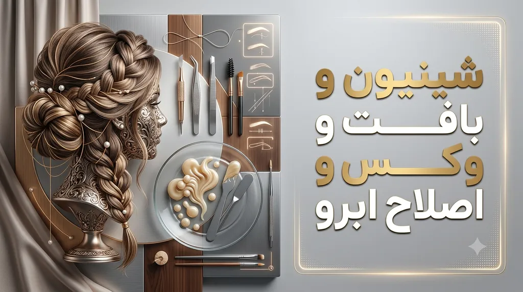 شینیون و بافت و وکس و اصلاح ابرو جشنواره