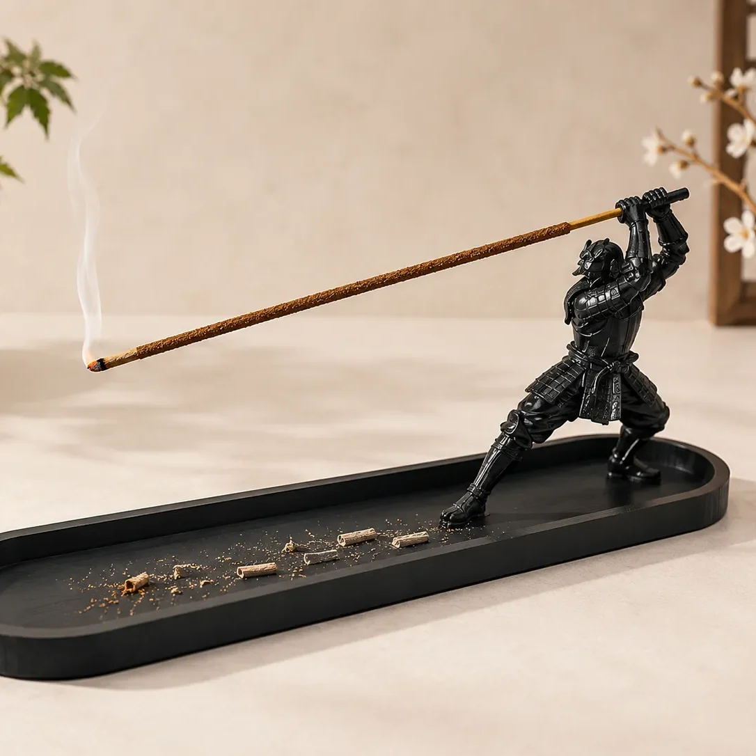 جاعودی مدل شمشیر سامورایی | Samurai Sword Incense Holder