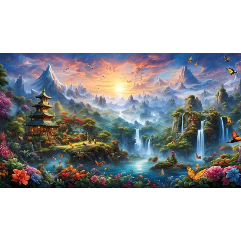 تابلو نقاشی الماسی بزرگسال کد 7200