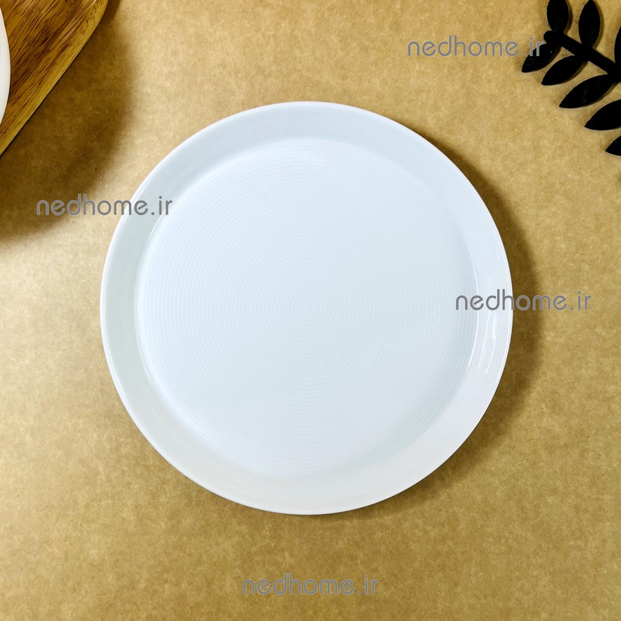 بشقاب 21 cm فرم اس چینی زرین zi