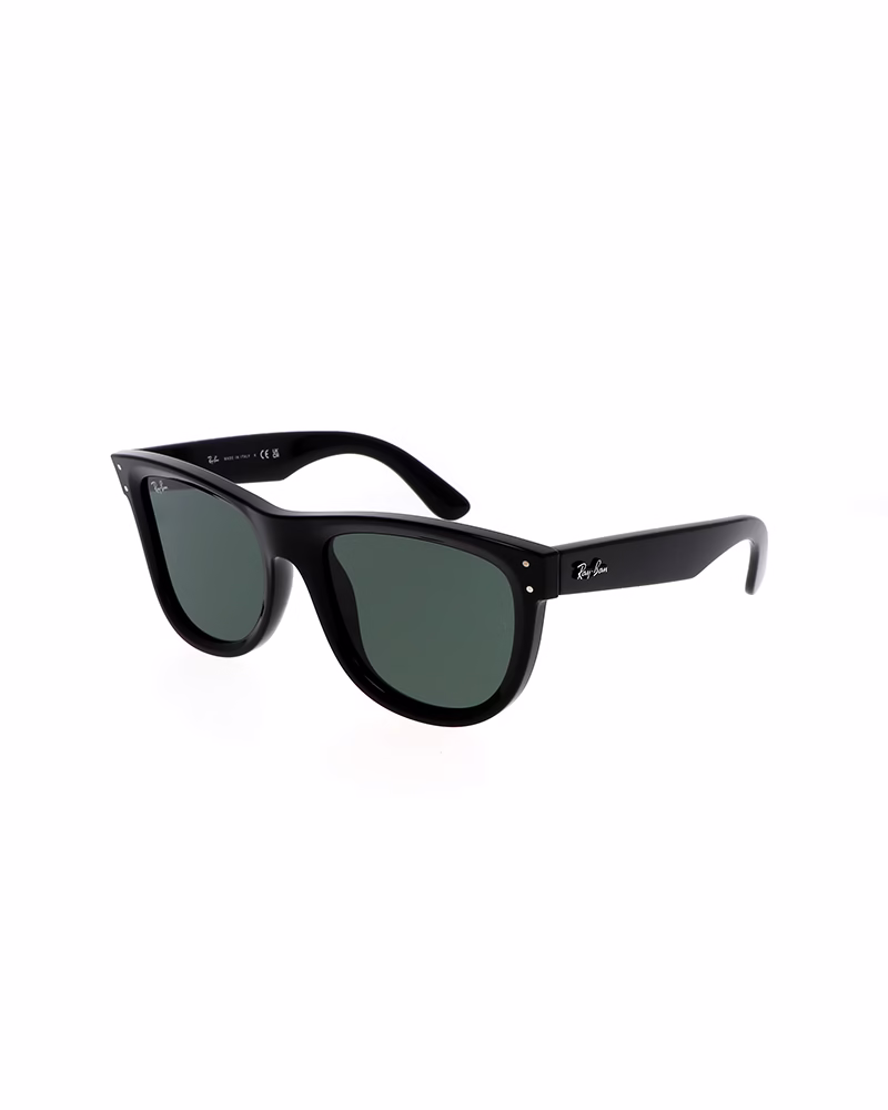 عینک آفتابی اورجینال اسپرت ریبن مدل RayBan RBR0502S WAYFARER REVERSE - فريم مشكي عدسي سبز تيره