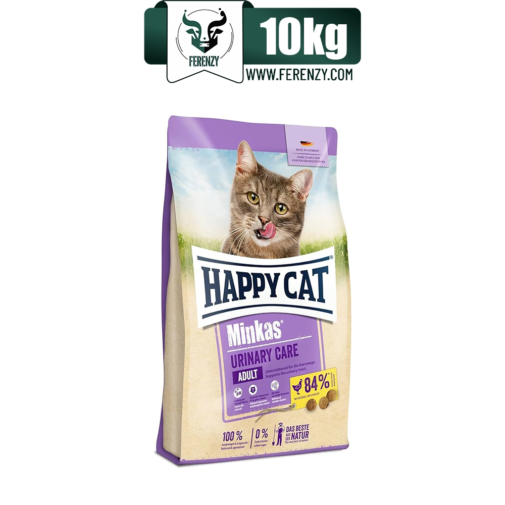 غذای خشک گربه هپی کت مدل مینکاس یورینری طعم مرغ وزن 10 کیلوگرم Urinary HappyCat