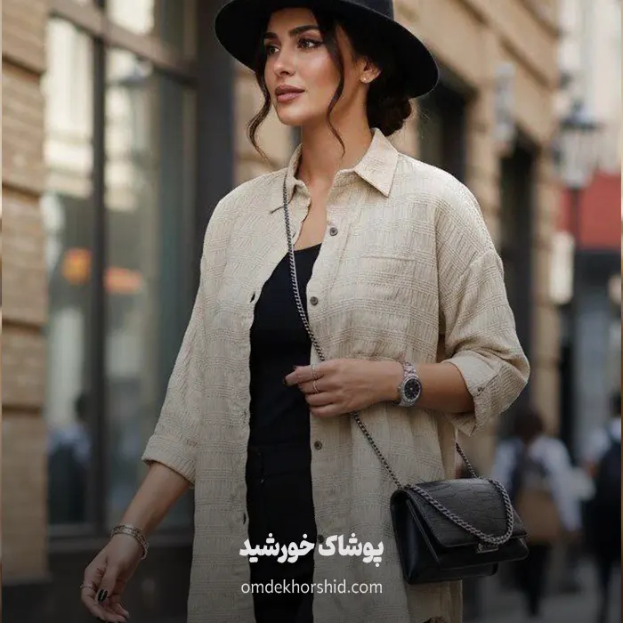 شومیز پشت دکمه(کوک دوزی)