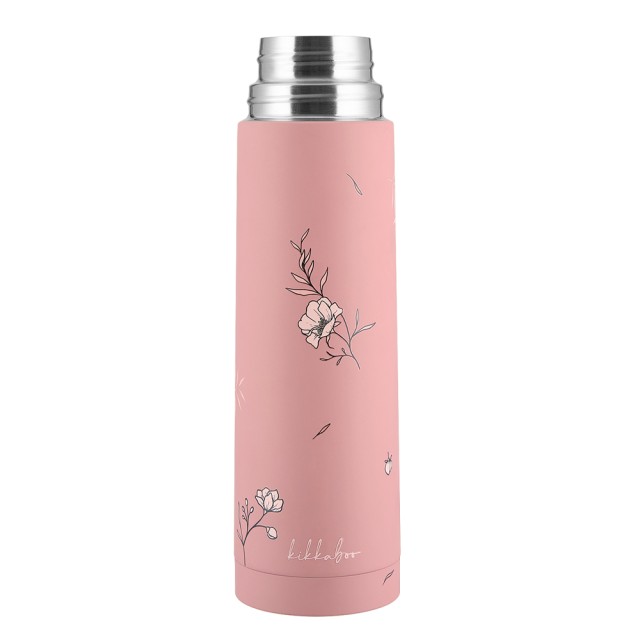 فلاسک  استیل 500 میلی لیتر کیکابو مدل Flora - قرمز