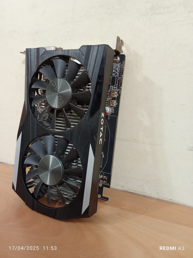 کارت گرافیک 4 گیگZOTACمدلGTX 1050 TI-گیمینگ و حرفه ای-استوک