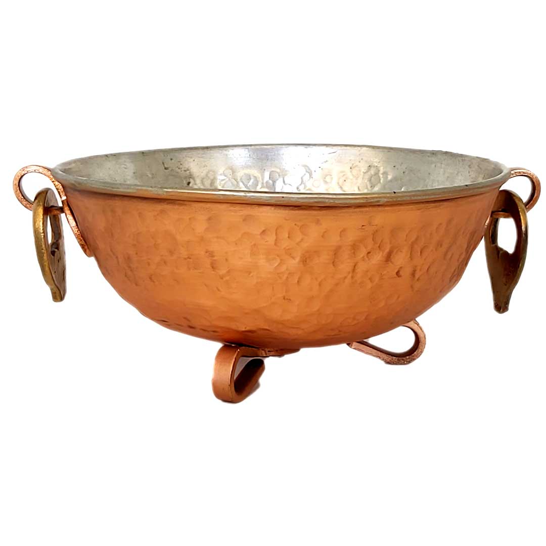 کاسه مسی آجیل خوری مدل قاصدک کد3
