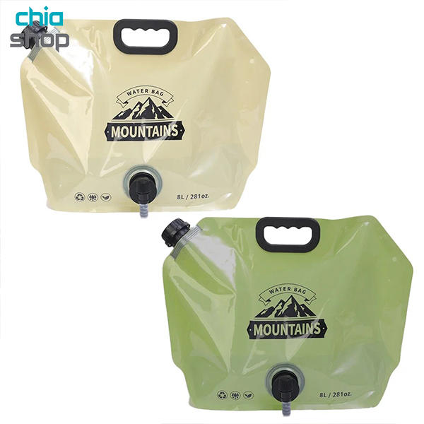 گالن آب ۸ لیتری تاشو مدل Water Bag-8L