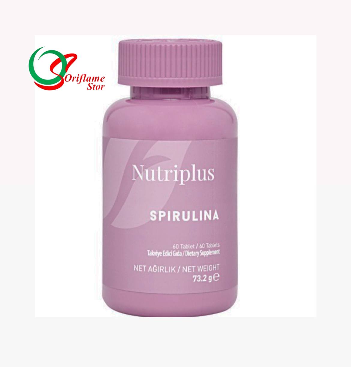قرص اسپیرولینا NUTRIPLUS فارماسی جلبک سبز (1000410)