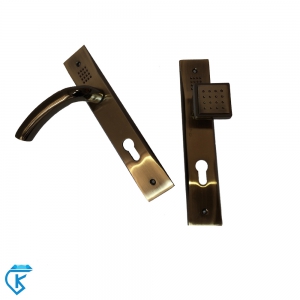 دستگيره آپارتمانی زيتونی خالدار راست مدل 5200