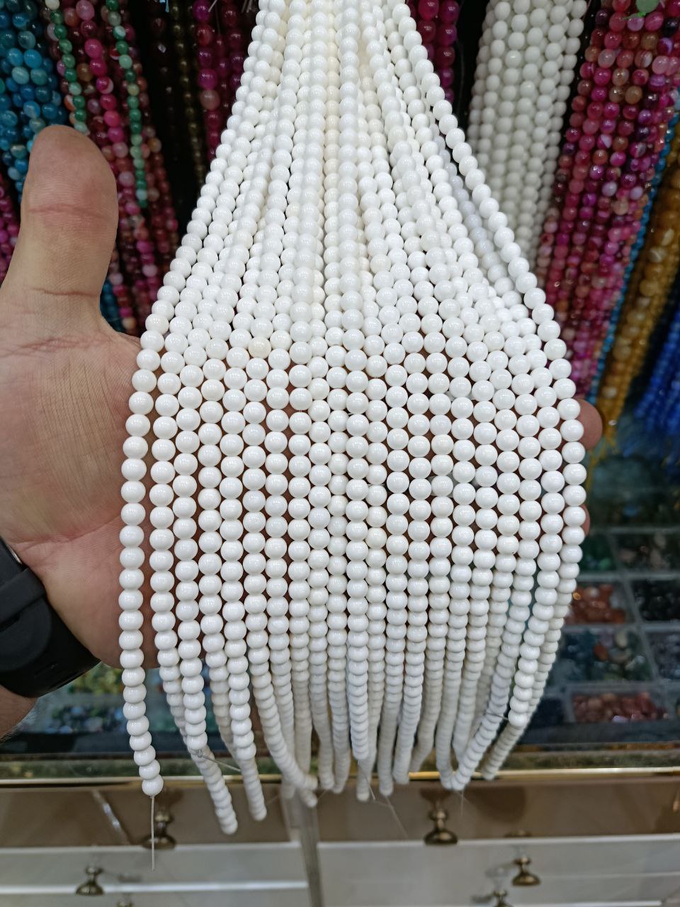 اونیکس سفید سایز 6
