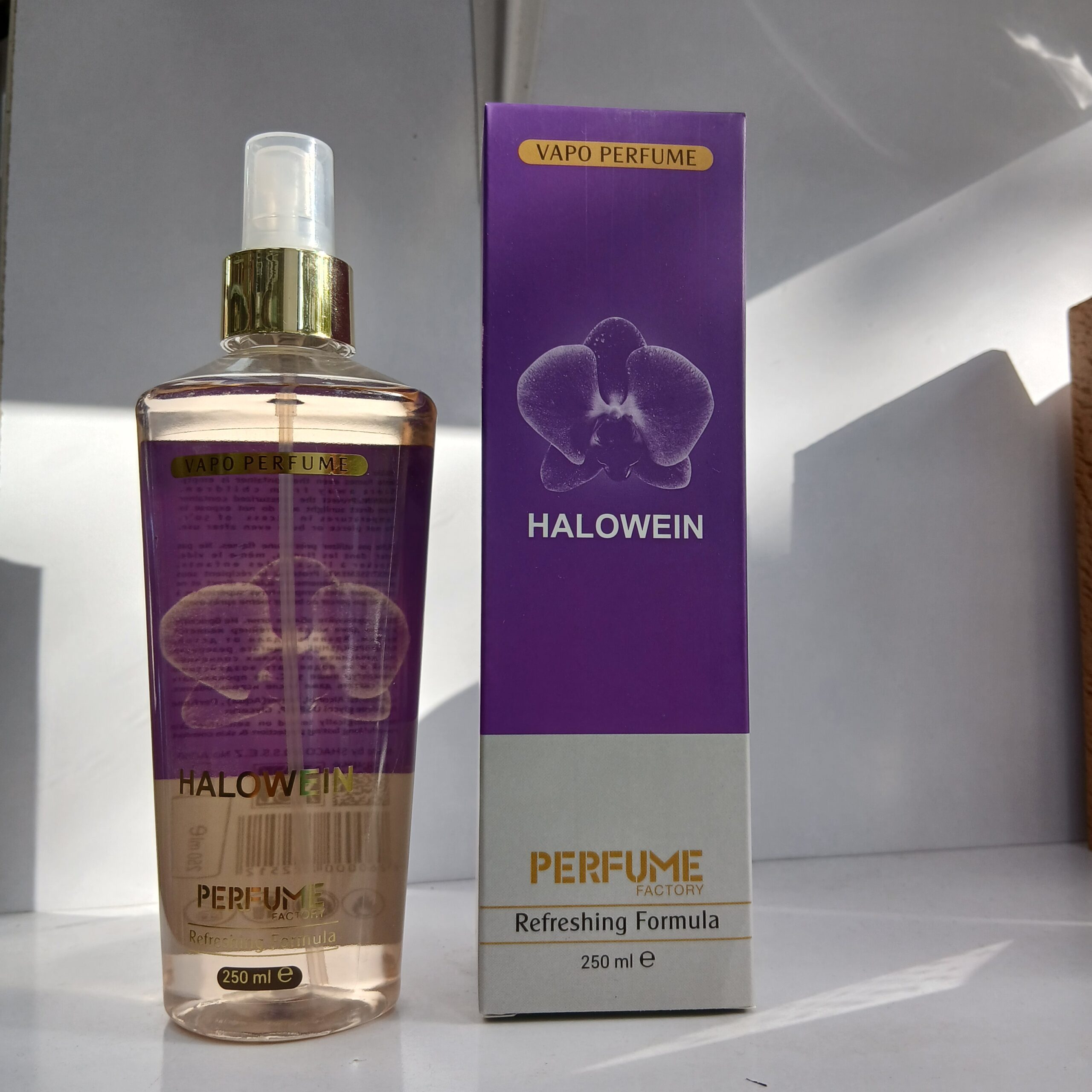 بادی اسپلش پرفیوم سه کارهPERFUME FACTORY با رایحه هالوین بنفش