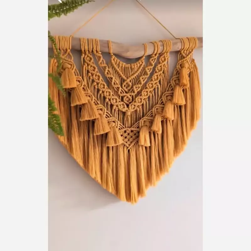 دیوارکوب مکرومه کد05