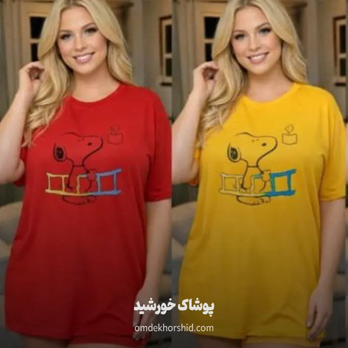 تیشرت لانگ اسنوپی