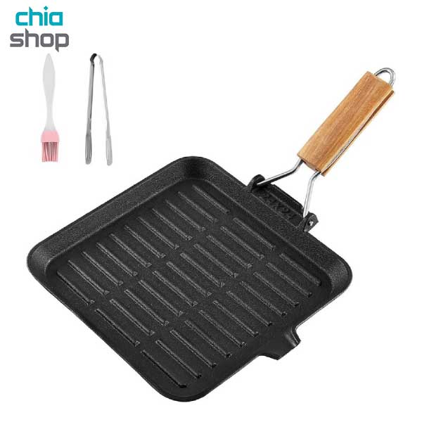 تابه گریل دسته تاشو کینگ کمپ مدل KA2314