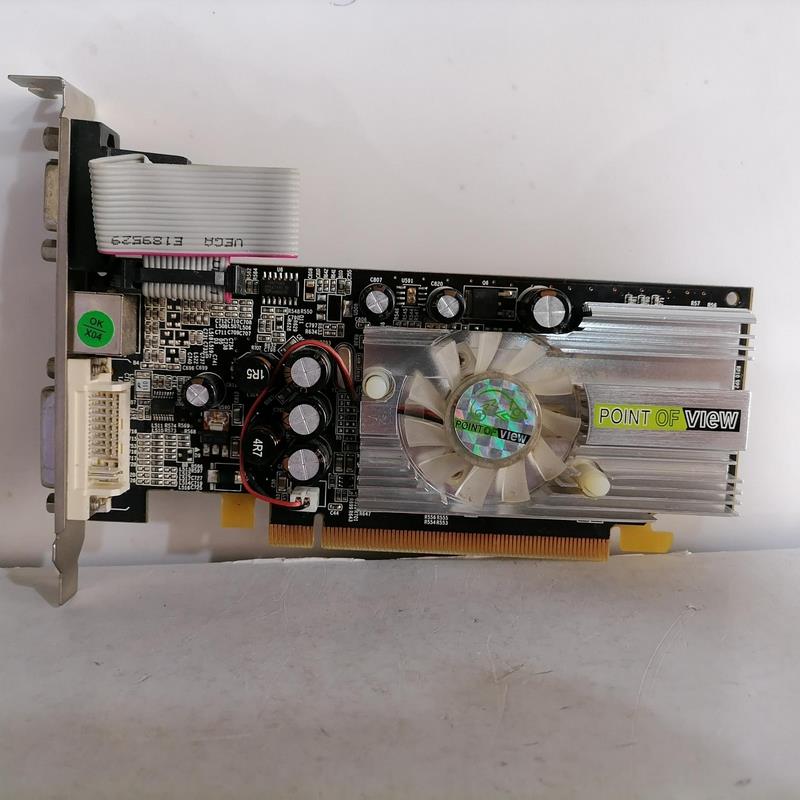 کارت گرافیک256 مگ PINT OF VIEW مدلNVIDIA 7300GS-استوک