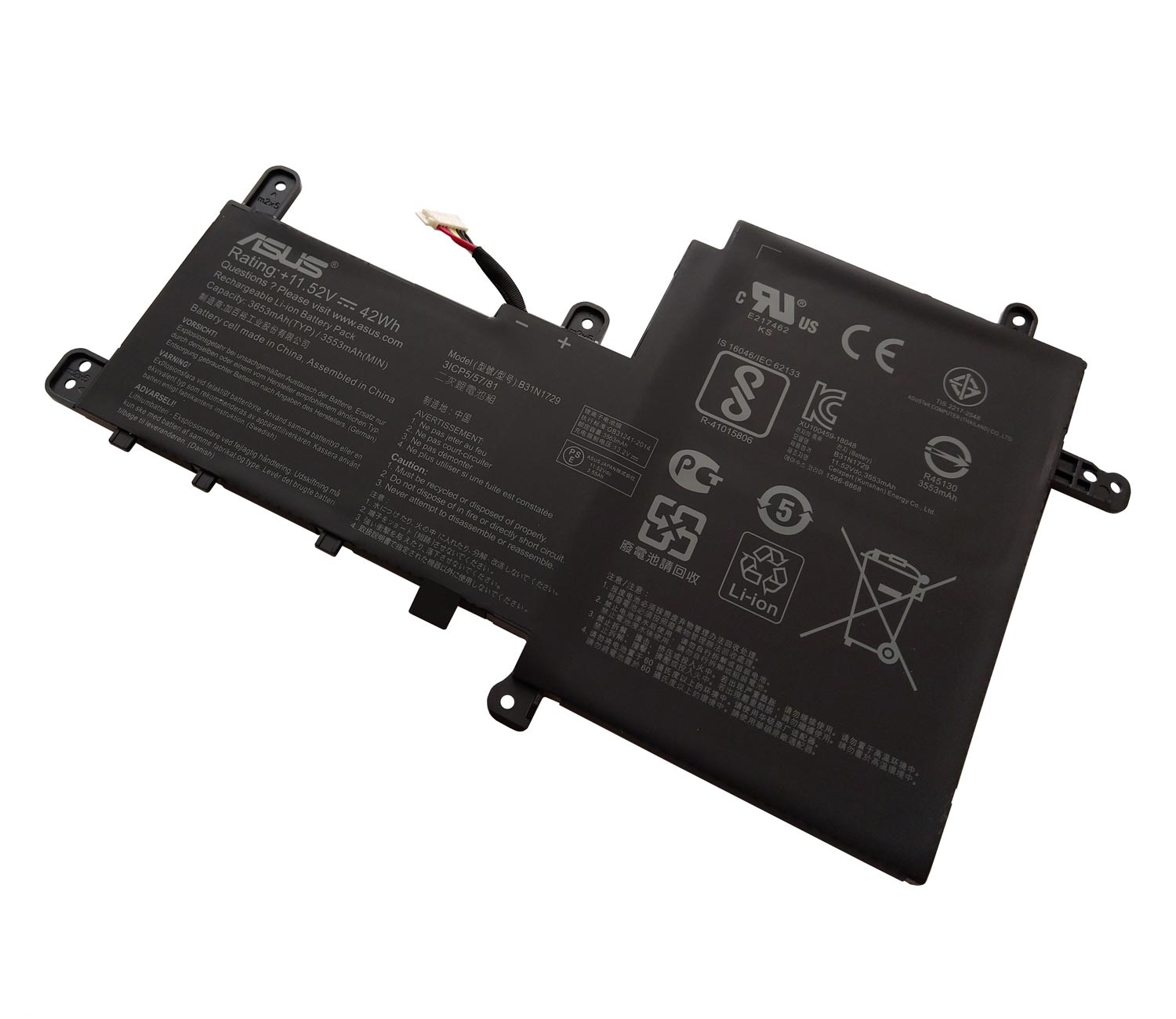 باتری اورجینال لپ تاپ ایسوس Asus S530 X530 B31N1729