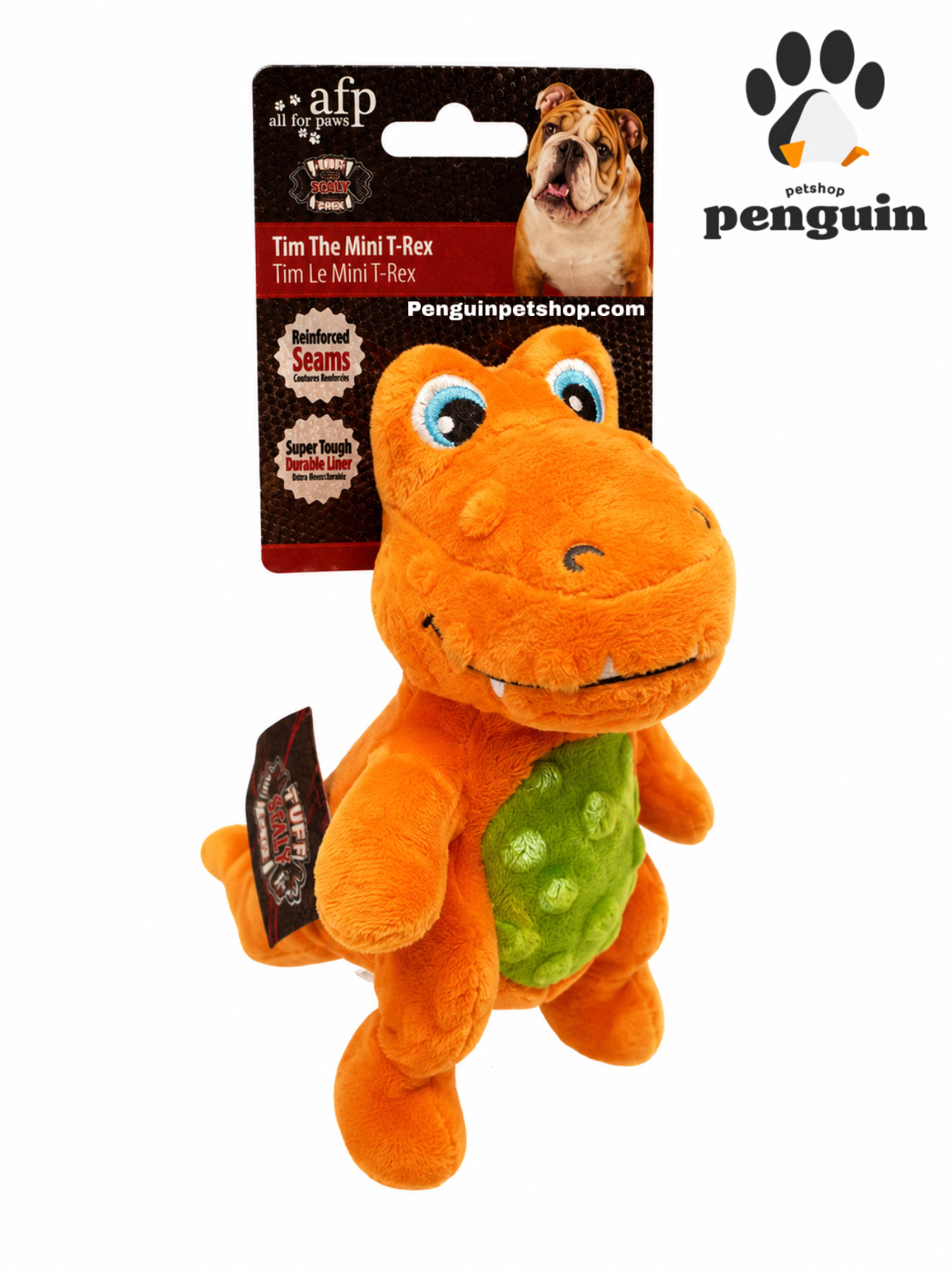 اسباب بازی سگ دایناسور مینی صدا دار ای اف پی Tim The Mini T-rex
