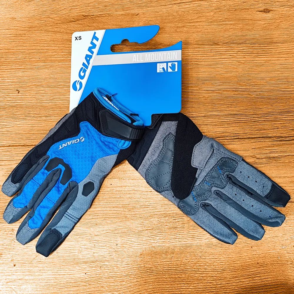 دستکش دوچرخه سواری Giant Cycling Gloves ALL MOUNTAIN سایز XS مشکی آبی