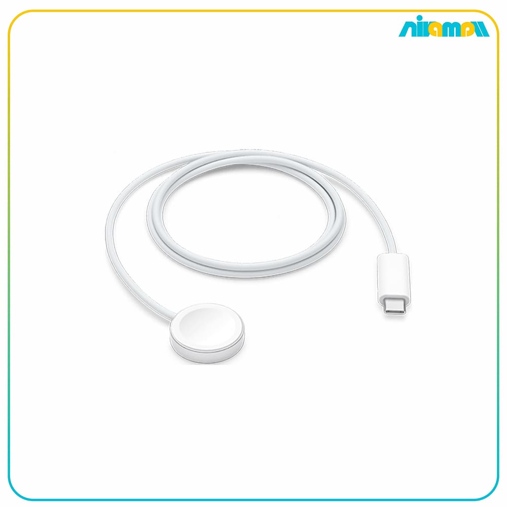 کابل فست شارژر اپل واچ مدل magnetic به USB-C با طول 1متر