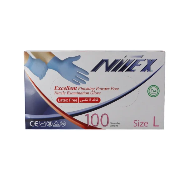 دستکش نیتکس لاتکس L