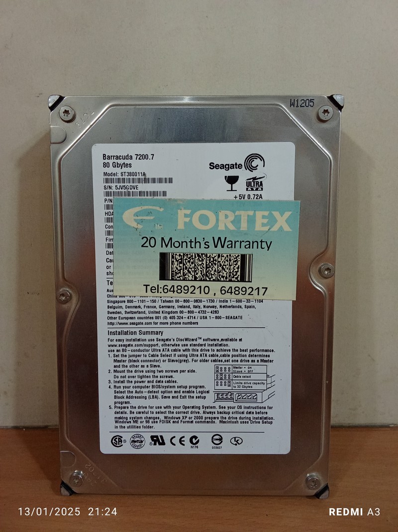 هارد 80GB SEAGETE