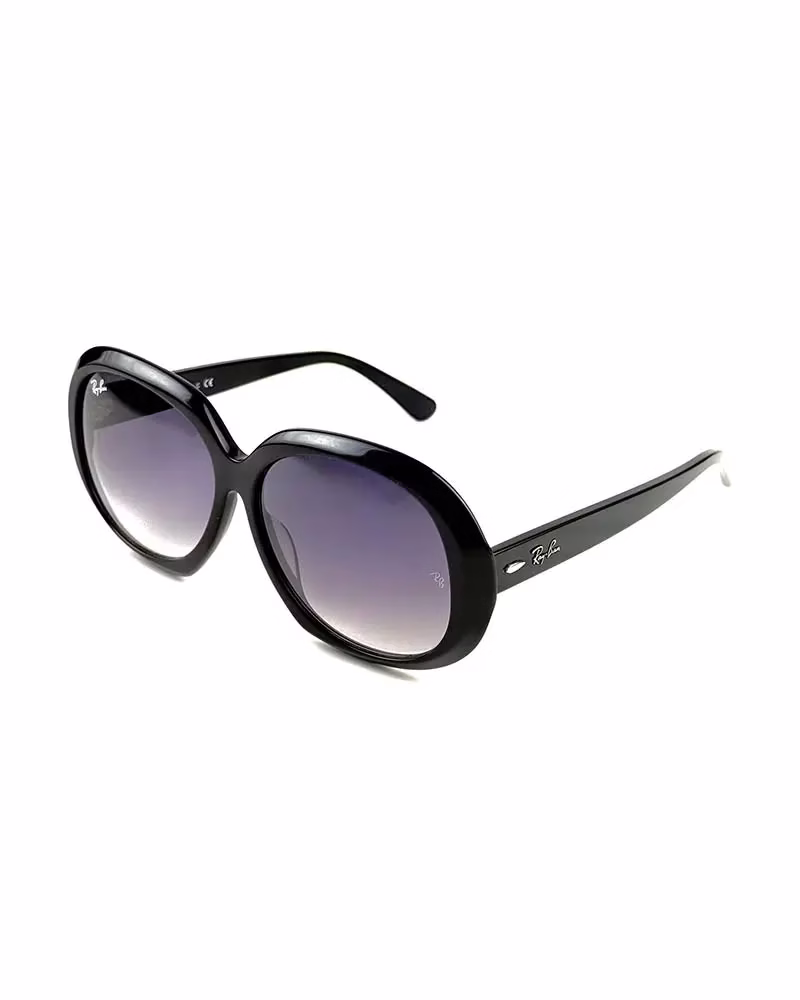 عینک آفتابی زنانه ریبن مدل RayBan RB4098 Jackie Ohh - فريم مشكي عدسي هايلايت مشكي