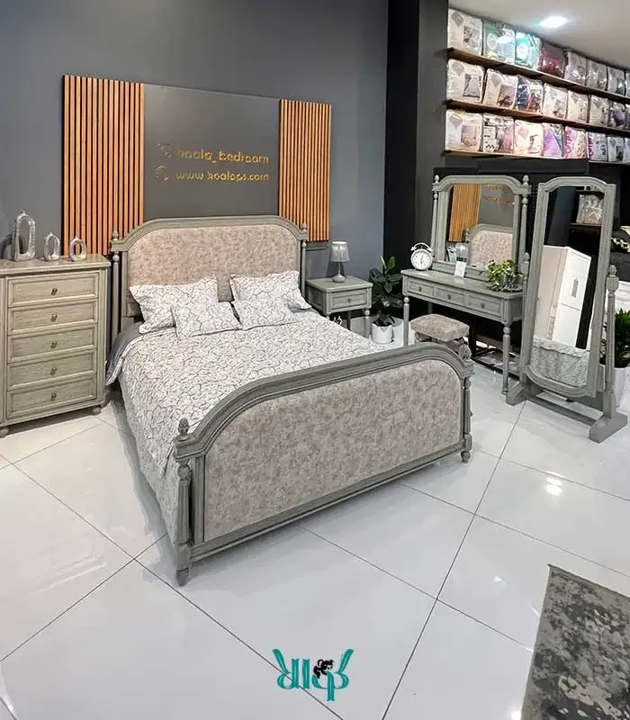 سرویس خواب بلوط طوسی