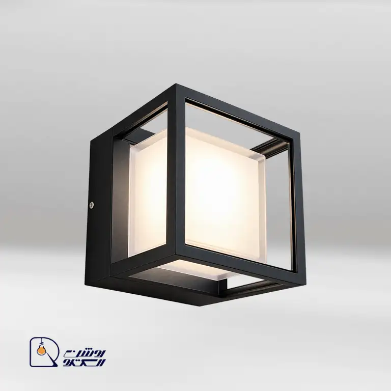 چراغ دیواری آرکو سه بعدی مربع