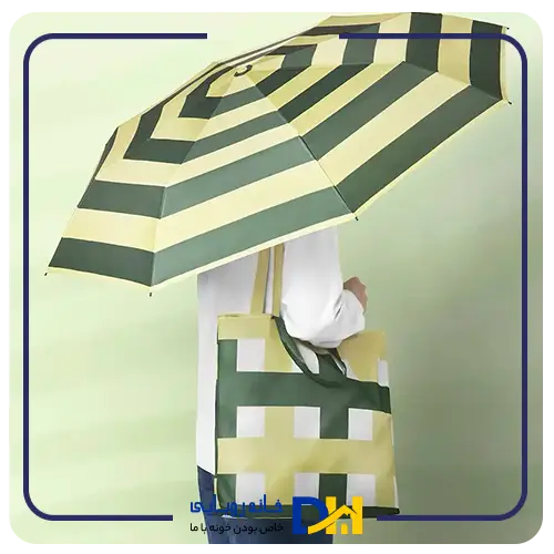 چتر مشکی زرد ایکیا KNALLA