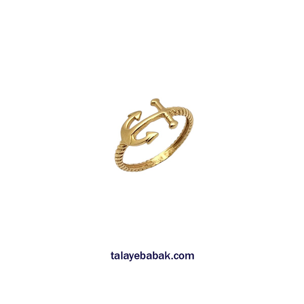 انگشتر مینیمال لنگر MI094
