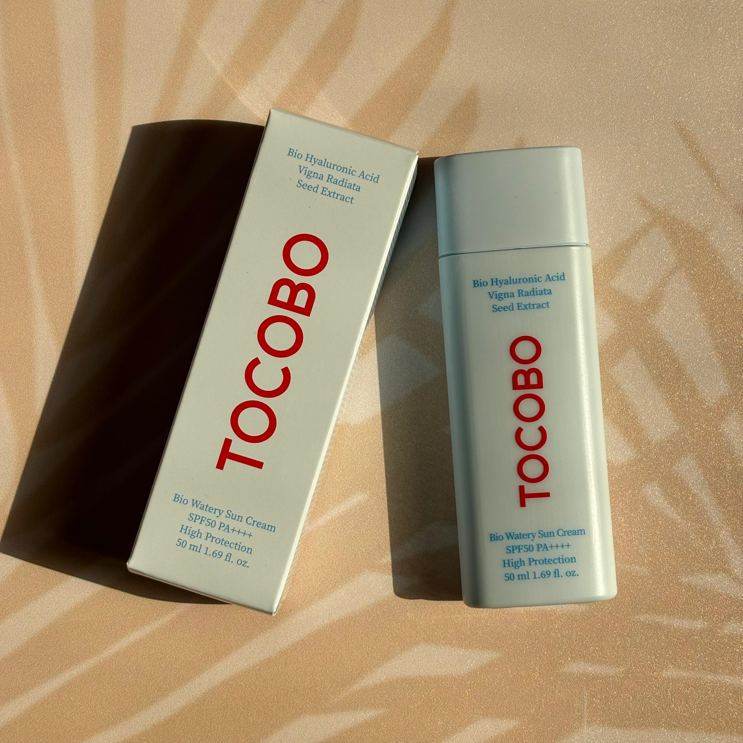 ضد آفتاب بیو واتری هیالورونیک اسید کرمی توکوبو 50 میل Tocobo Bio Watery Sun Cream SPF50+ PA++++