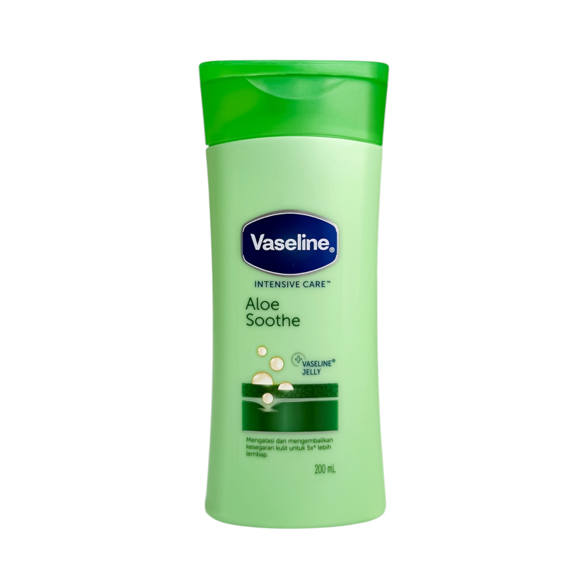 لوسیون بدن وازلین آلوئه ورا حجم 200 میل Aloe Soothe Vaseline intensive care aloe soothe body lotion