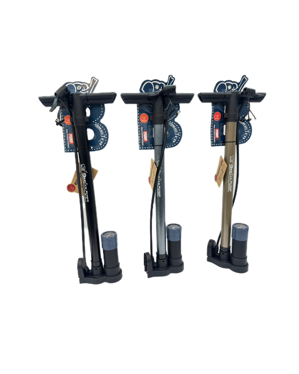 پمپ دستی BUSTER با نمایشگر درجه فشار(بار) مدل JDX-6235B