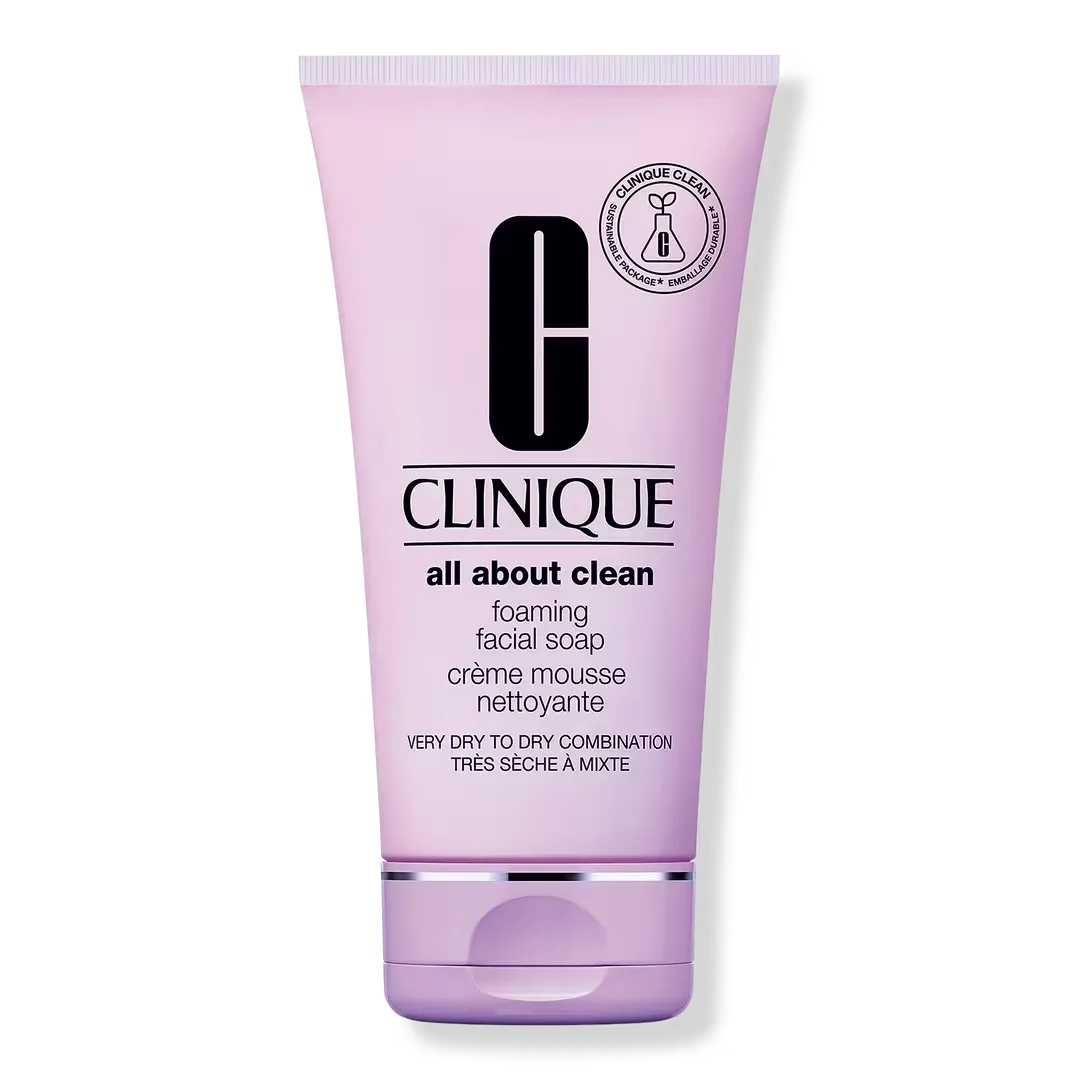 فوم شوینده صورت پوست خشک کلینیک | Clinique All About Clean Foaming Facial Soap