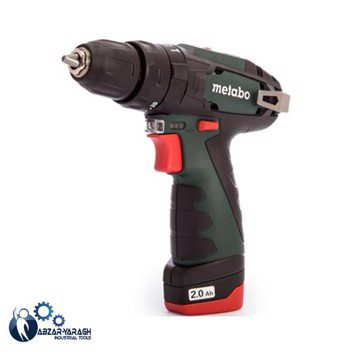 دریل شارژی 12ولت 2آمپر متابو مدل POWERMAXXSB
