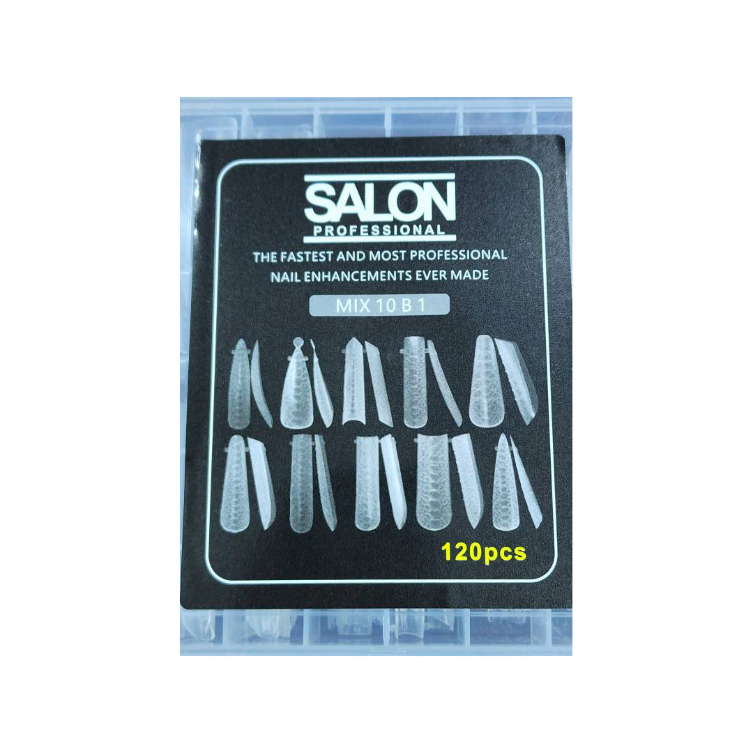قالب کاشت ناخن ژورنالی ۱۰ مدل 120 عددی
