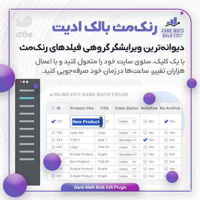 افزونه ویرایشگر گروهی سئو رنک مث