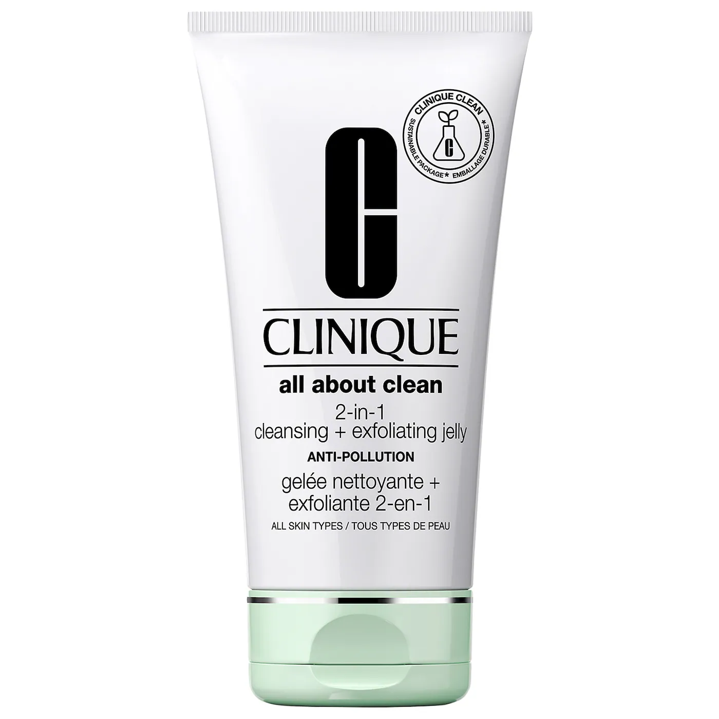شوینده و ژل لایه‌بردار 2 در 1 کلینیک | Clinique All About Clean 2-in-1 Cleansing + Exfoliating Jelly