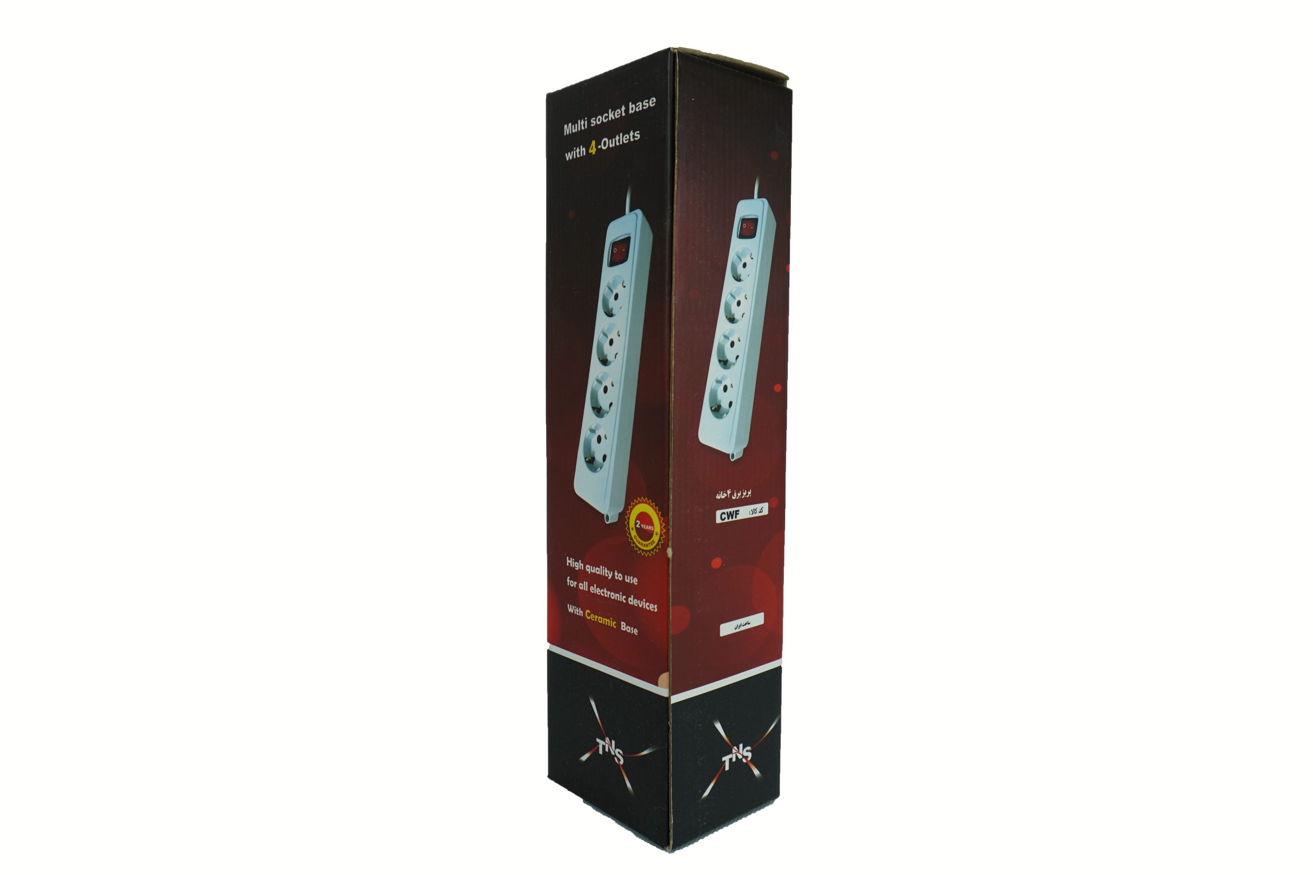 پریز 3 خانه ارت دار کابل 3 متر