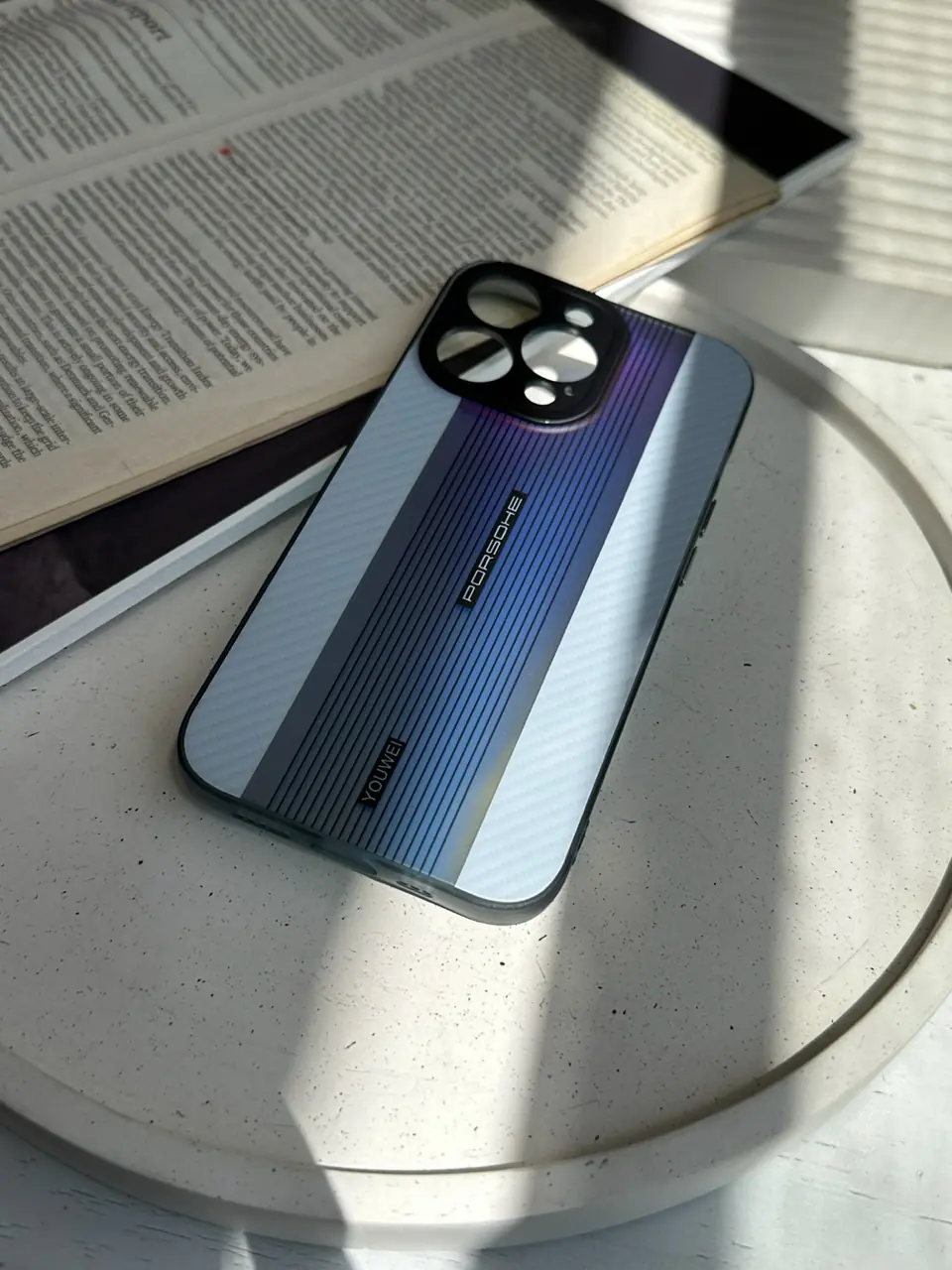قاب Porsche design carbon edition سفید