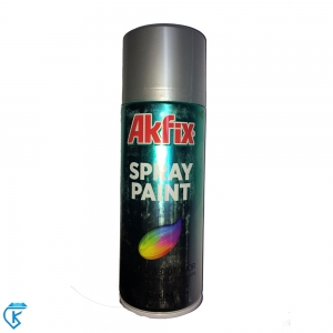 رنگ اسپری نقره ای صدفی RAL 9006 آکفیکس Akfix